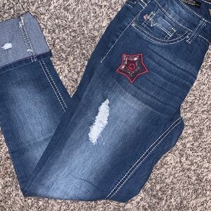 Girls Vigoss “the austin “ Red Embroidery size 10